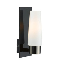 Kinkiet, Lampa ścienna łazienkowa 107614 BRASTAD 1L Czarny/Biały IP44 Markslojd