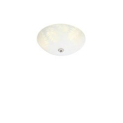 Plafon, Lampa sufitowa z kloszem 107755 BLAD 3L 43cm Stalowy/ Biały  Markslojd