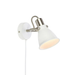 Kinkiet, Lampa ścienna 107857 ALTON 1L Biała Markslojd