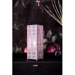 Lampa stołowa, Ażurowa, Latarenka 108224 AGRA 1L Fiolet Markslojd