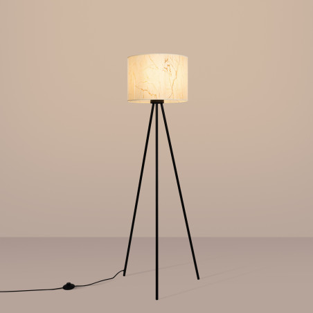 NOWOŚĆ Lampa podłogowa NEVIA beżowy marmurSL.1854 Sollux