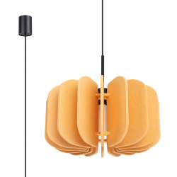 NOWOŚĆ Lampa wisząca MULA 45 żółtaSL.1861 Sollux