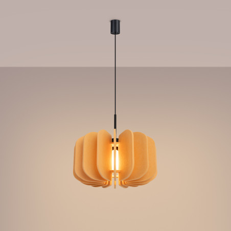 NOWOŚĆ Lampa wisząca MULA 45 żółtaSL.1861 Sollux