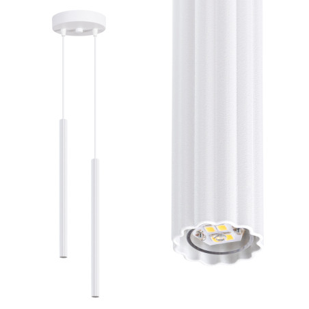 NOWOŚĆ Lampa wisząca ARCHE 2P białaSL.1866 Sollux