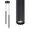NOWOŚĆ Lampa wisząca ARCHE 2P czarnaSL.1867 Sollux