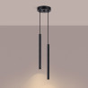 NOWOŚĆ Lampa wisząca ARCHE 2P czarnaSL.1867 Sollux