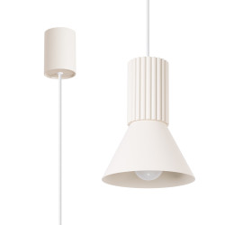 NOWOŚĆ Lampa wisząca ESTRIA 1 beżowaSL.1870 Sollux