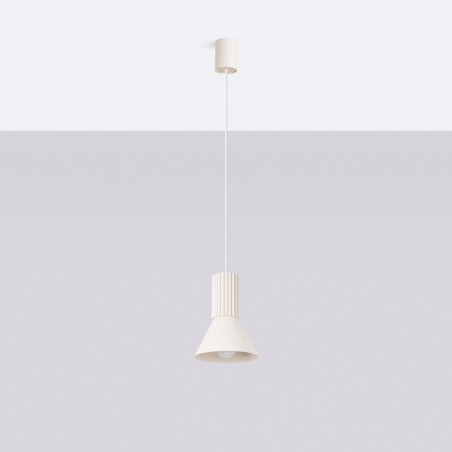 NOWOŚĆ Lampa wisząca ESTRIA 1 beżowaSL.1870 Sollux