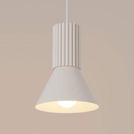 NOWOŚĆ Lampa wisząca ESTRIA 1 beżowaSL.1870 Sollux
