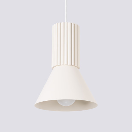 NOWOŚĆ Lampa wisząca ESTRIA 1 beżowaSL.1870 Sollux