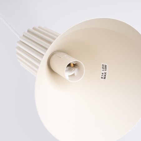 NOWOŚĆ Lampa wisząca ESTRIA 1 beżowaSL.1870 Sollux