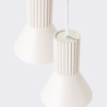 NOWOŚĆ Lampa wisząca ESTRIA 3P beżowaSL.1871 Sollux