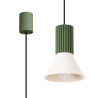 NOWOŚĆ Lampa wisząca ESTRIA 1 beżowa/zielona oliwkaSL.1872 Sollux