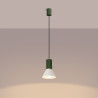 NOWOŚĆ Lampa wisząca ESTRIA 1 beżowa/zielona oliwkaSL.1872 Sollux
