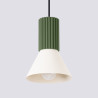 NOWOŚĆ Lampa wisząca ESTRIA 1 beżowa/zielona oliwkaSL.1872 Sollux