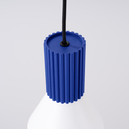 NOWOŚĆ Lampa wisząca ESTRIA 1 biała/ultramarynaSL.1874 Sollux