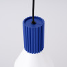 NOWOŚĆ Lampa wisząca ESTRIA 1 biała/ultramarynaSL.1874 Sollux
