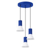 NOWOŚĆ Lampa wisząca ESTRIA 3P biała/ultramarynaSL.1875 Sollux