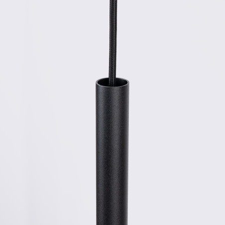 NOWOŚĆ Lampa wisząca FELTRO 1 czarna/beżowaSL.1879 Sollux