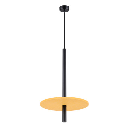 NOWOŚĆ Lampa wisząca FELTRO 1 czarna/żółtaSL.1880 Sollux