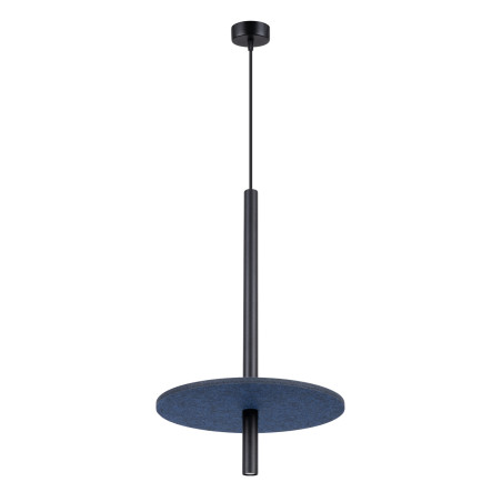 NOWOŚĆ Lampa wisząca FELTRO 1 czarna/granatowaSL.1881 Sollux