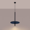 NOWOŚĆ Lampa wisząca FELTRO 1 czarna/granatowaSL.1881 Sollux