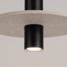 NOWOŚĆ Lampa wisząca PELTA 1 czarna/beżowaSL.1882 Sollux