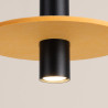 NOWOŚĆ Lampa wisząca PELTA 1 czarna/żółtaSL.1883 Sollux