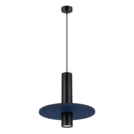 NOWOŚĆ Lampa wisząca PELTA 1 czarna/granatowaSL.1884 Sollux