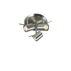 Lampa sufitowa, Plafon okrągły, Reflektorki 105484 HYSSNA LED 3L IP21 Stalowy Markslojd
