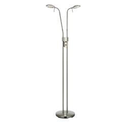 Lampa podłogowa podwójna, z wysięgnikami 105583 HUDSON 2L Stal Markslojd