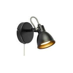 Kinkiet, lampa ścienna, reflektorek 108846 MION 1L Matowy Czarny Markslojd