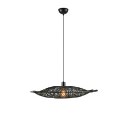 Lampa wisząca ażurowa 108671 KUMO 1L 75cm Czarny abażur Markslojd