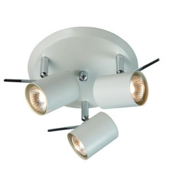 Lampa sufitowa potrójna, Okrągła, Reflektorki 105483 HYSSNA LED 3L IP21 Biały Markslojd