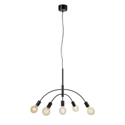 Lampa wisząca, Żyrandol 108286 CYGNUS 5L Black Markslojd
