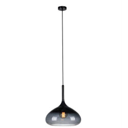 Lampa wisząca pojedyncza z kloszem 106394 COOPER 1L Czarna Markslojd