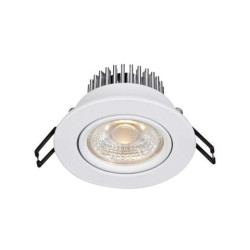 Lampa sufitowa wbudowana, Oczko 106212 HERA Downlight Pojedynczy Spot Biały Markslojd