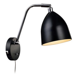 Kinkiet, Lampa ścienna na wysięgniku 105027 FREDRIKSHAMN 1L Czarny Markslojd