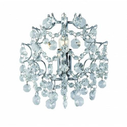 Kinkiet, Lampa ścienna z kryształkami 102335 ROSENDAL 1L Chrom/Kryształy Markslojd