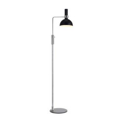 Lampa podłogowa, Stojąca 106857 LARRY 1L Czarny/Chrom Markslojd