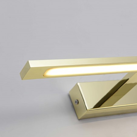 Isla kinkiet złoty średni z IP44 4000K GS-LWB-12W GOLD