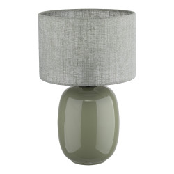 NOWOŚĆ Lampka nocna, Lampa gabinetowa z abażurem 16183 MELODY OLIVE 1XE27 Tk Lighting