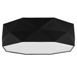NOWOŚĆ Lampa sufitowa Plafon z abażurem Czarna 1567 KANTOOR BLACK 4 520 Tk Lighting