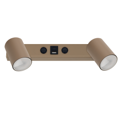 NOWOŚĆ Lampa ścienna podwójna, Kinkiet z USB 11359 NEX SABIA 2XGU10 / USB Tk Lighting