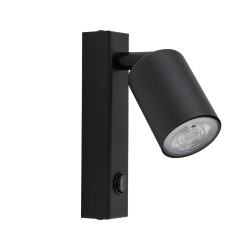 NOWOŚĆ Kinkiet, Lampa ścienna Reflektorek Czarny 11364 NEX BLACK 1XGU10 Tk Lighting