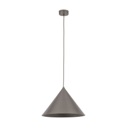 NOWOŚĆ Lampa wisząca Stożek, Pojedyncza Brązowy 11377 CONO L NEW BROWN 1XE27 Tk Lighting
