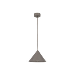 NOWOŚĆ Lampa wisząca Stożek, Pojedyncza, Brązowy 11375 CONO S NEW BROWN 1XE27 Tk Lighting