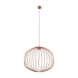 NOWOŚĆ Lampa wisząca, Ażurowa, Druciana, Ceglasty 11305 SPHERA M BRICK 1XGX53 Tk Lighting