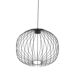NOWOŚĆ Lampa wisząca, Ażurowa, Druciana, Czarna 11304 SPHERA M BLACK 1XGX53 Tk Lighting