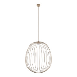 NOWOŚĆ Lampa wisząca, Ażurowa, Druciana, Beż 11303 SPHERA L SABIA 1XGX53 Tk Lighting